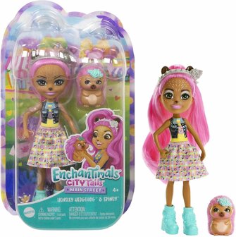 04635 Mattel Enchantimals City Tails Main Street Hensley Egel en Spiney