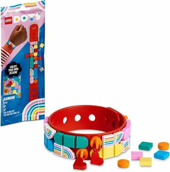 41953 LEGO DOTS Regenboog armband met bedeltjes