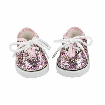 90803 I&#039;m a Girly Accessory Ros&eacute;gouden Glittersneakers