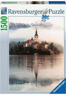 174379 Ravensburger puzzel Het eiland van wensen, Bled, Sloveni&euml; 1500 stukjes