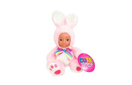 15345 SOFTY- Blije pop&nbsp;in Dierenpakje&nbsp;Roze