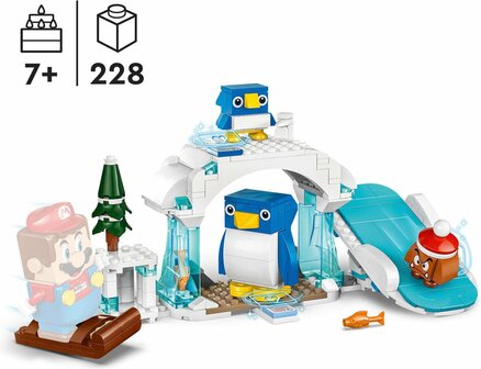 71430 LEGO Super Mario Uitbreidingsset: Sneeuwavontuur met penguin en familie