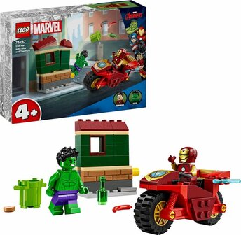 76287 LEGO Marvel Iron Man met motor en de Hulk
