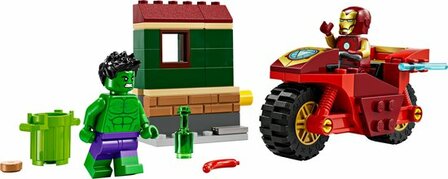 76287 LEGO Marvel Iron Man met motor en de Hulk