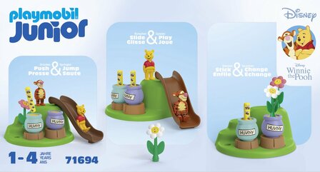 71694 PLAYMOBIL Junior &amp; Disney: Winnie de Poeh Bijentuin