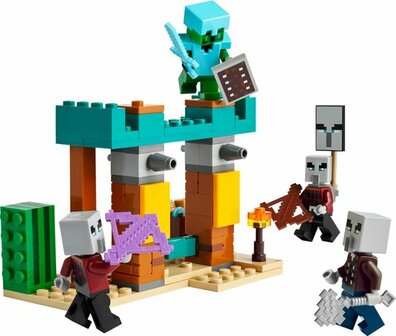 21267 LEGO Minecraft De Illagers in de woestijn
