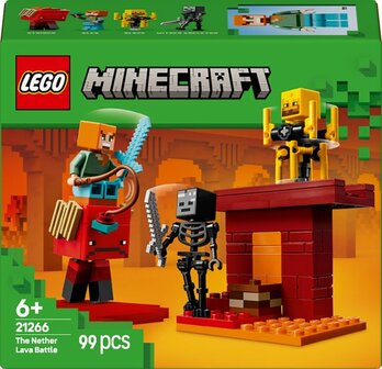 21266 LEGO Minecraft De lavastrijd in de Nether