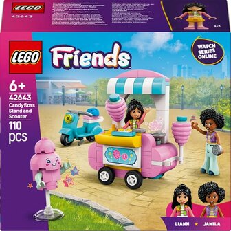 42643 LEGO Friends Suikerspinkraam en scooter