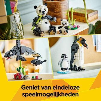 31165 LEGO Creator 3in1 Wilde dieren pandafamilie
