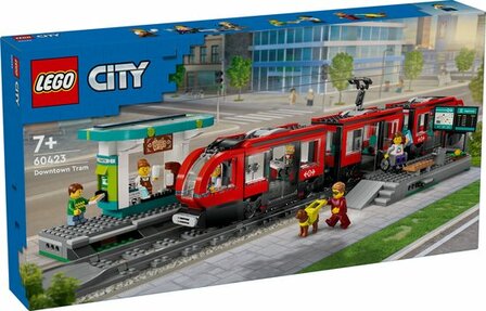 60423 LEGO City Stadstram en station