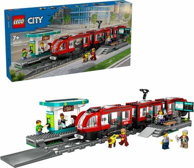 60423 LEGO City Stadstram en station