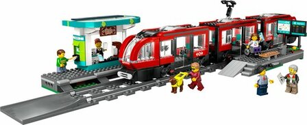 60423 LEGO City Stadstram en station