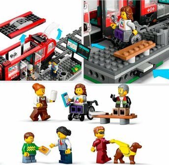 60423 LEGO City Stadstram en station