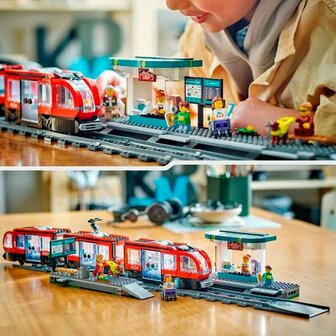 60423 LEGO City Stadstram en station