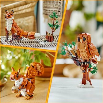 31154 LEGO Creator 3in1 Bosdieren: Rode vos