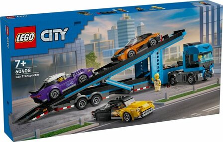 60408 LEGO City Transportvoertuig met sportauto&#039;s