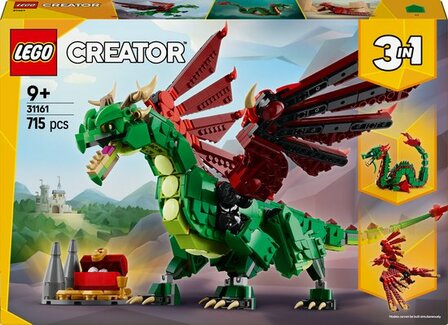 31161 LEGO Creator 3in1 Middeleeuwse draak