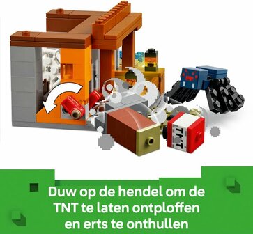 21269 LEGO Minecraft De gordeldieren bij de mijn