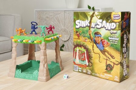 94943 Sink N&rsquo; Sand  Actiespel met Kinetic Sand  Bordspel  vanaf 4 jaar