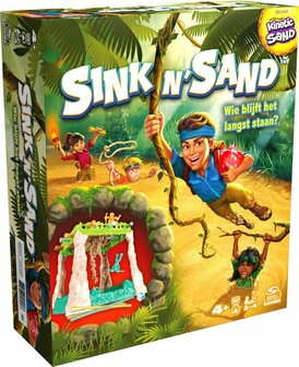 94943 Sink N&rsquo; Sand  Actiespel met Kinetic Sand  Bordspel  vanaf 4 jaar