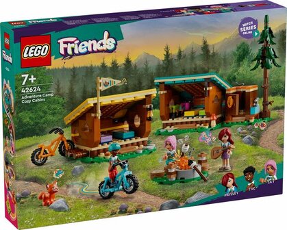 42624 LEGO Friends Avonturenkamp knusse boshutten