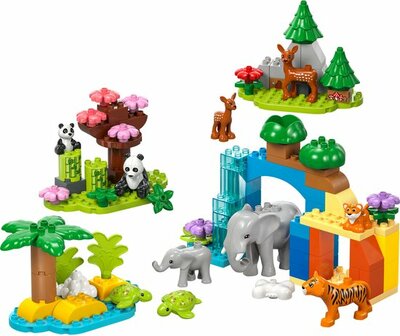 10446 LEGO DUPLO Stad 3-in-1 families van wilde dieren