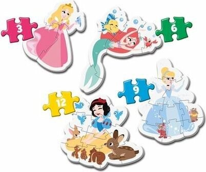20813 Clementoni Disney Princess My First Puzzel 4 Puzzels