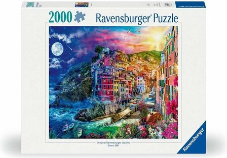 008033 Ravensburger Puzzel Colorful Cinque Terre 2000 stukjes
