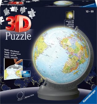 115495 Ravensburger 3D Puzzel Aarde met licht 540 stukjes