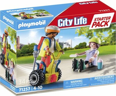71257 PLAYMOBIL Starterpack Rescue met segway