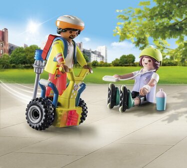 71257 PLAYMOBIL Starterpack Rescue met segway
