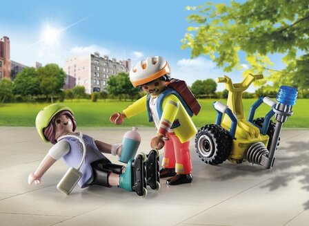 71257 PLAYMOBIL Starterpack Rescue met segway
