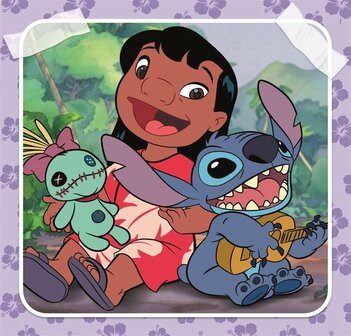 25321 Clementoni Puzzel Lilo en Stitch 3 x 48 Stukjes  5+ Jaar