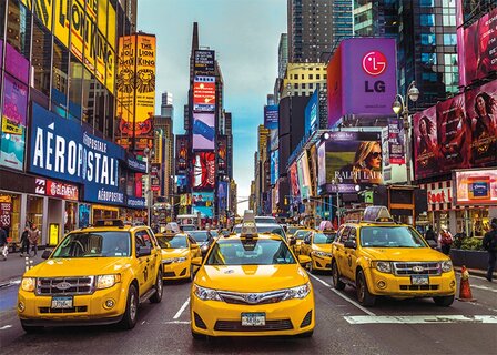 18877 Jumbo Puzzel Premium Collection New York Taxis 1000 stukjes