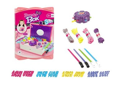 19487 DIY Bracelet Box Roze   
