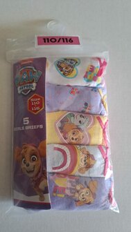 98068 Paw Patrol Skye Slip &nbsp;5 stuks   Maat 110-116