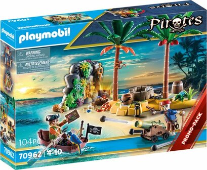 70962 PLAYMOBIL Pirates Piratenschateiland met skelet