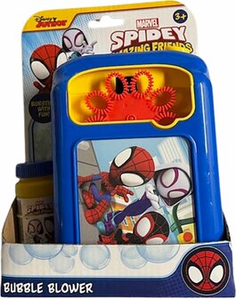 88495 Spiderman Automatische Bellenblaas Bubble Blower Incl. navulling substantie 50 ml