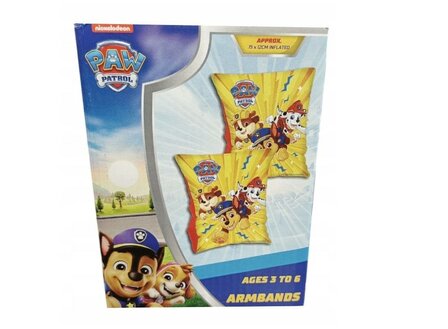 14744 Paw Patrol Zwemband Chase Geel
