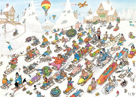 00250 Jumbo Puzzel Jan van Haasteren Van Onderen! 1000 stukjes