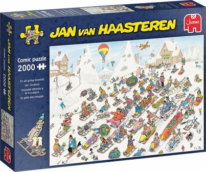 00267 Jumbo Puzzel Jan van Haasteren Van Onderen! 2000 stukjes