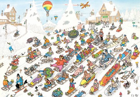 00267 Jumbo Puzzel Jan van Haasteren Van Onderen! 2000 stukjes