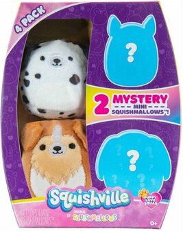 94532 Squishville Squishmallow 4-Pack 5cm figuren assorti