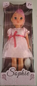 19517 Prinsessen Pop Sophie IJsprinsessen Pop Roze Jurk