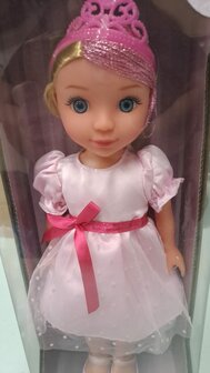 19517 Prinsessen Pop Sophie IJsprinsessen Pop Roze Jurk