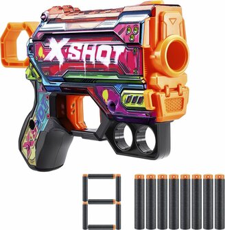 31920 Zuru X-Shot Skins Dart Blaster (8 darts) ( verschillende uitvoeringen)