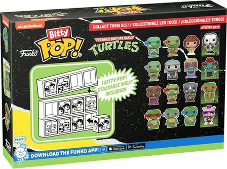 15072 Funko Bitty Pop!  Teenage Mutant Ninja Turtles 2cm