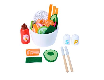 22798 Playing Kids Houten Pokebowl Set