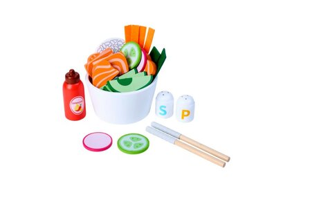 22798 Playing Kids Houten Pokebowl Set