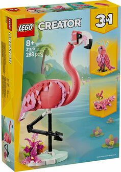 31170 LEGO&reg; Creator 3in1 Wilde dieren: roze flamingo